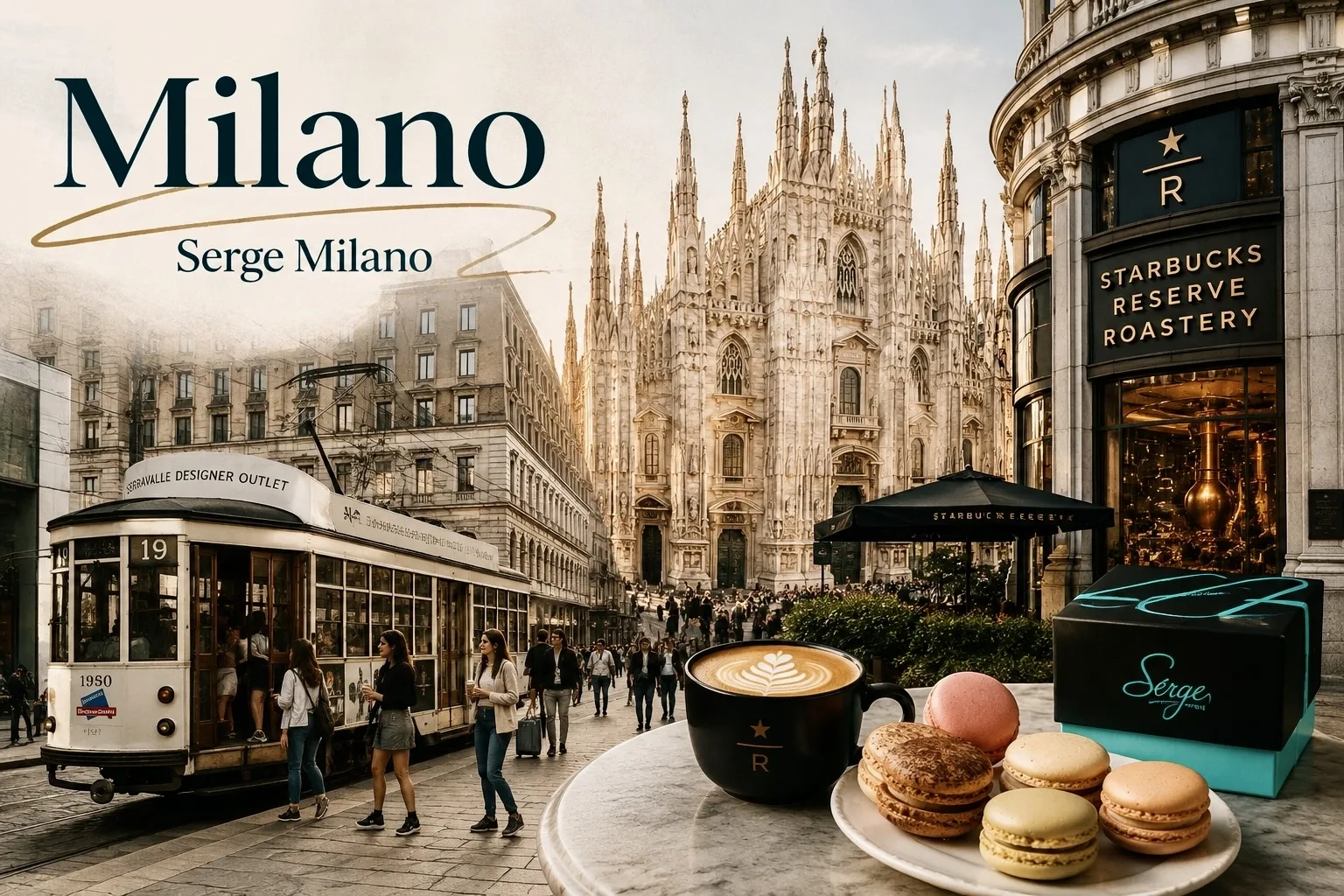 Милано без клишета: Дуомото, стар трамвай, Starbucks Reserve Roastery и Serge Milano