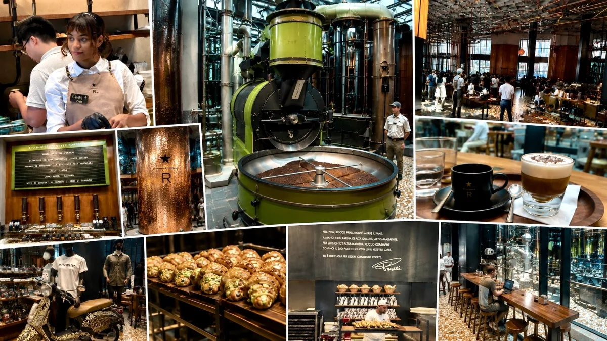 Starbucks Reserve Roastery Milano и процесът на печене и приготвяне на кафе